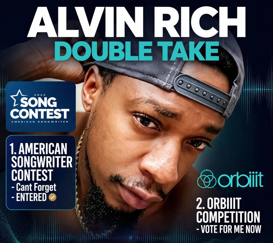 Vote for me DOUBLE TAKE 🎯 "Can't Forget" is out here. 1. @AmerSongwriter - ENTERED 🏆 2. @Orbiiit - VOTE FOR ME NOW 👇 link
